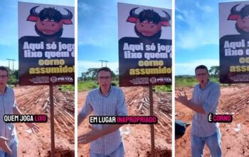 'Quem joga lixo em lugar inapropriado é corno', diz campanha de prefeitura de Prata no Triângulo Mineiro