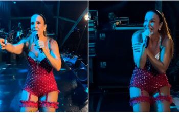 Ivete Sangalo pausa show para comemorar Oscar de “Ainda Estou Aqui”