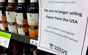 Reação do Canadá às tarifas de Trump faz uísque americano sumir das prateleiras