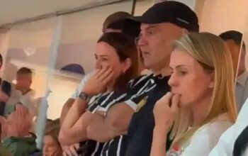 VÍDEO: Moraes acompanha título do Corinthians sobre o Palmeiras na Neo Química Arena