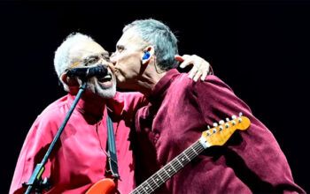 Gilberto Gil canta com Sandy e Arnaldo Antunes em seu show no Allianz Parque, em São Paulo