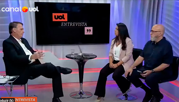 Em entrevista o UOL Bolsonaro distorce sobre 8/1, condenações no TSE e caso Adélio Bispo