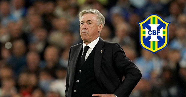 Italiano Carlos Ancelotti é o novo técnico da Seleção Brasileira