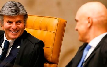 Moraes ironiza “briga” com Fux: “Querem transformar o STF na Revista Caras”