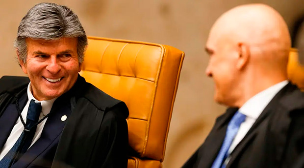 Moraes ironiza “briga” com Fux: “Querem transformar o STF na Revista Caras”