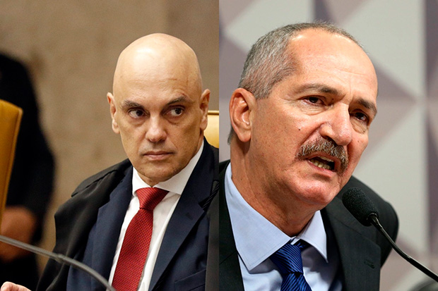 Moraes repreende Aldo Rebelo: 'Se não se comportar, será preso por desacato'