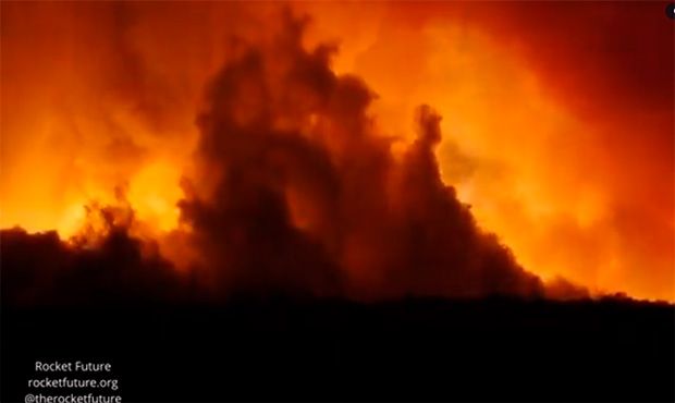 Foguete da SpaceX explode durante teste em Brownsville, no Texas