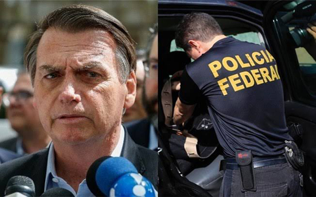 Jair Bolsonaro depõe à PF sobre ajuda ao filho Eduardo nos EUA