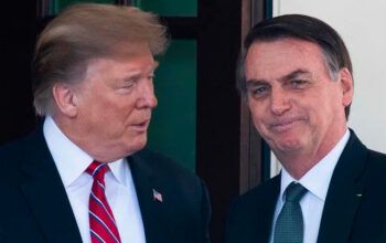 Bolsonaro se declara para Trump: “Sou apaixonado por ele”
