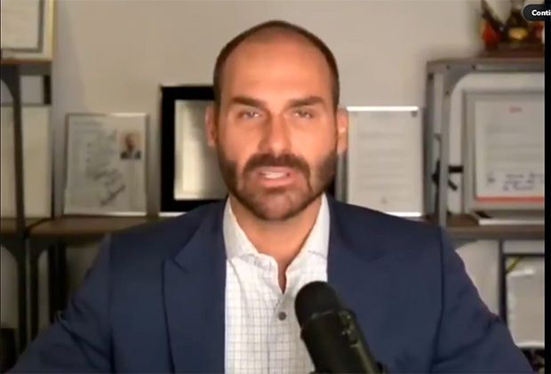 Eduardo Bolsonaro ameaça Zanin, Gilmar e esposas em VÍDEO: “Estão dispostos a tudo?”