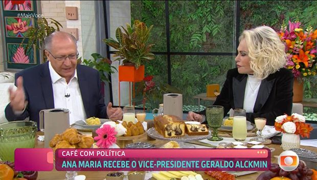 Em entrevista à Ana Maria Braga, Alckmin diz que 36% das exportações aos EUA serão afetadas pelo tarifaço