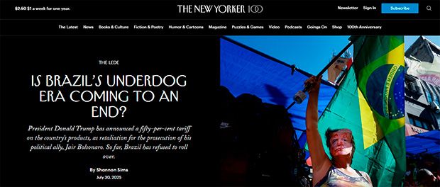 Era do Brasil vira-lata acabou, diz a revista mais prestigiada dos EUA