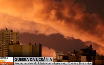 Ataque maciço da Rússia com mísseis mata 17 em Kiev, incluindo 4 crianças
