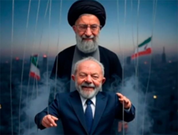 Ministro de Israel usa IA e foto falsa para atacar Lula nas redes, chamando-o de antissemita "apoiador do Hamas