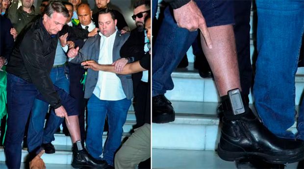Pesquisa Datafolha diz que 55% aprovam tornozeleira em Bolsonaro e que ex-presidente pretendia sair do Brasil