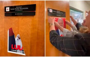 Vexame - Bolsonarista rasga foto de Lula em gabinete, é flagrada e pede desculpa
