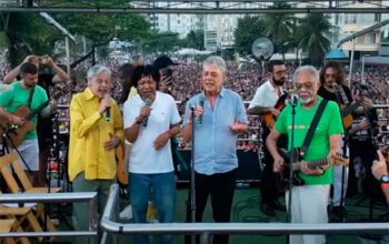 Gil, Chico e Caetano puxam ato contra PEC da Blindagem em Copacabana