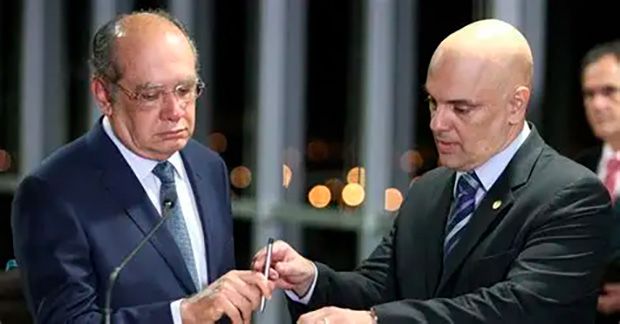 Gilmar Mendes se emociona, cita golpe e exalta atuação de Moraes: “Heróico”