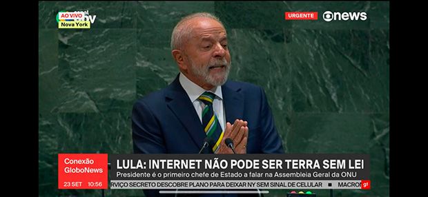 Lula manda recados a Trump na ONU, diz que democracia é inegociável e condena falsos patriotas e anistia