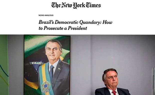New York time sobre julgamento de Bolsonaro: Triunfo da democracia