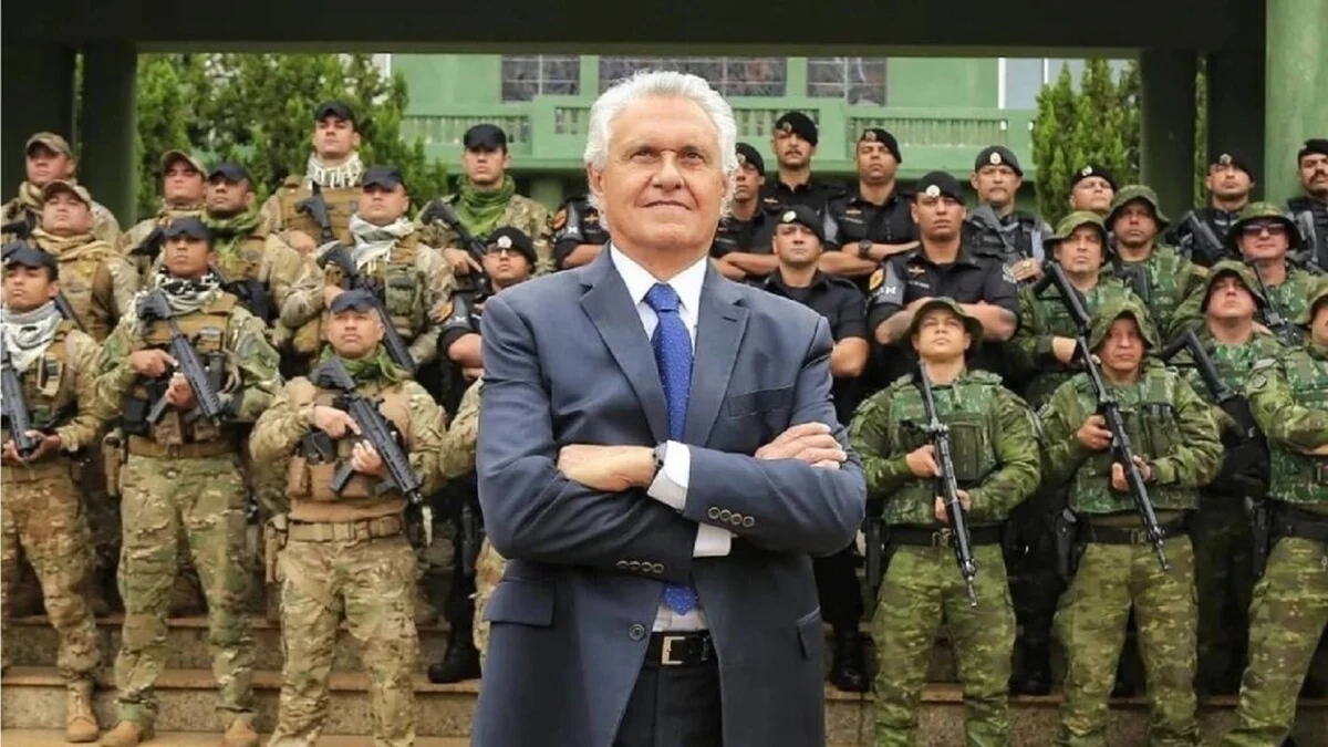 Caiado põe forças policiais de Goiás à disposição para operações no RJ