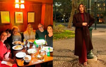 De férias de Vale Tudo, Paolla Oliveira curte Portugal com Antonio Fagundes, Vanessa Giácomo e amigos