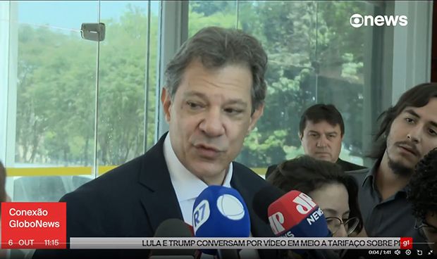 “Foi positivo”, diz Haddad sobre diálogo entre Lula e Trump