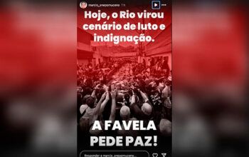 Marcinho VP do CV critica operação policial nas favelas da Penha e do Alemão