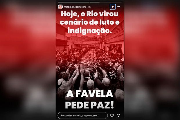 Marcinho VP do CV critica operação policial nas favelas da Penha e do Alemão