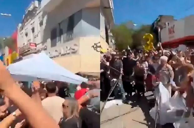 Milei é expulso de cidade onde faria caminhada de campanha