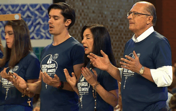 Missa em Aparecida ocorre com Alckmin e sem a presença de Tarcísio