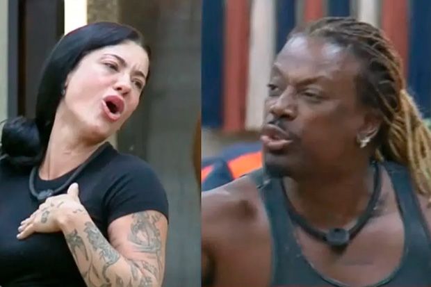 Namorada de Belo é acusada de racismo por ator em A Fazenda 17