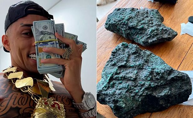PF pericia esmeraldas avaliadas em US$ 323 milhões encontradas com influenciador Buzeira
