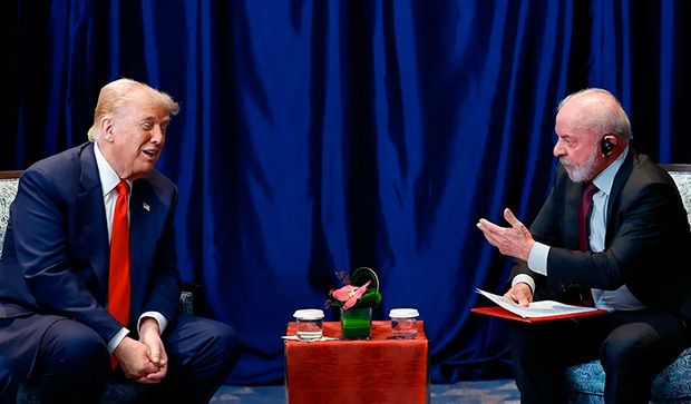 Trump parabeniza Lula por 80 anos e diz que reunião foi “ótima”