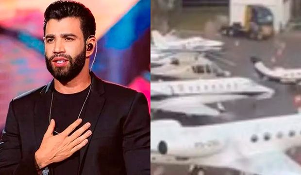 VÍDEO: Evento em fazenda de Gusttavo Lima impressiona pela quantidade de aeronaves