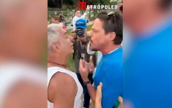 Bolsonaristas e lulista brigam na porta da PF: “Fora, escroto”