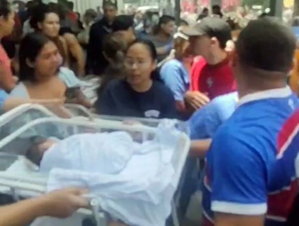 Ceará: hospital pega fogo e bebês são retirados às pressas. Vídeo