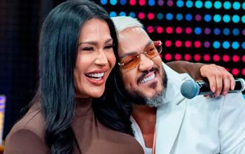 Com Rayane em A Fazenda, Belo e Gracyanne trocam declarações de amor