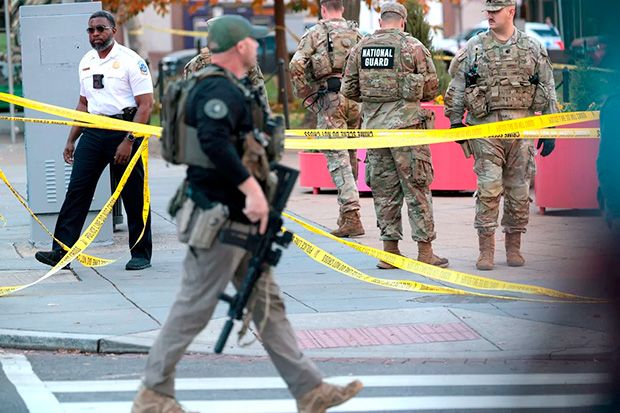 Dois militares da Guarda Nacional são baleados e mortos em ataque perto da Casa Branca