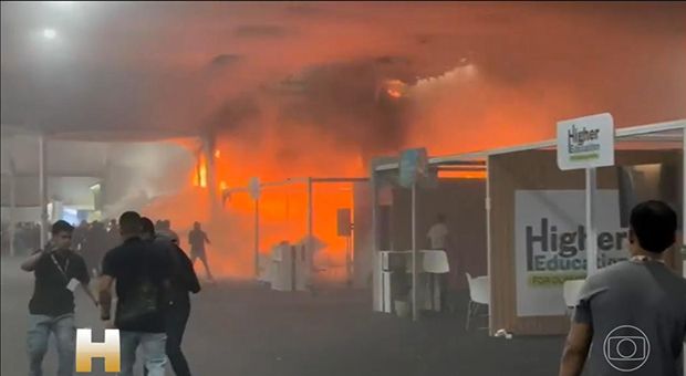 Incêndio atinge Pavilhão dos Países na COP30