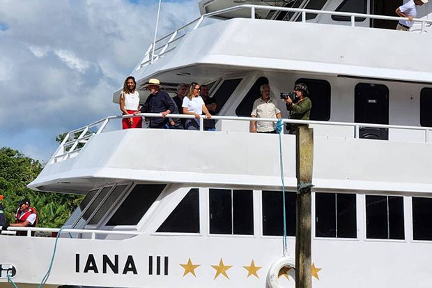 Lula vai ficar hospedado durante a COP30 no navio turístico “Iana III” usado por Amazonino Mendes e outros governadores