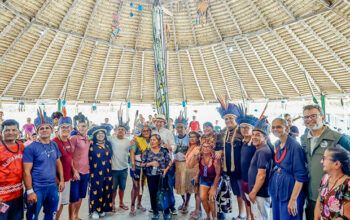 Lula visita Aldeia Vista Alegre do Capixauã na Reserva Extrativista Tapajós