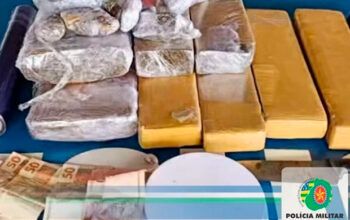 Motoqueiro é preso com 6 quilos de maconha em Pirenópolis (GO)