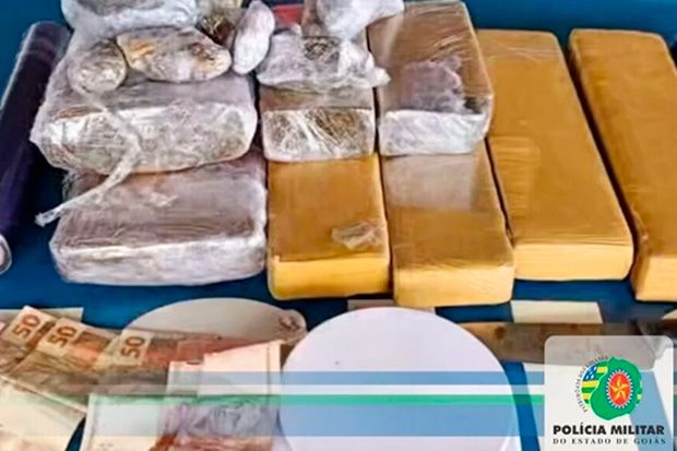 Motoqueiro é preso com 6 quilos de maconha em Pirenópolis (GO)