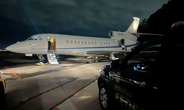 PF apreende avião de R$ 200 milhões do dono do Master