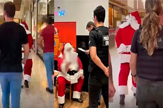 Papai Noel é preso por estupro de vulnerável em shopping de SC