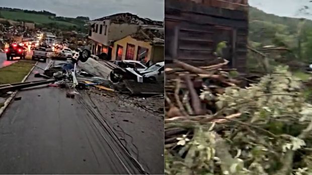Tornado causa destruição e deixa cinco mortos no Paraná; há pelo menos 130 feridos