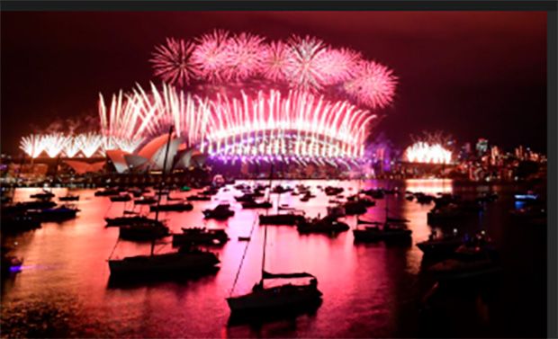 Austrália e Nova Zelândia celebram a chegada do Ano-Novo