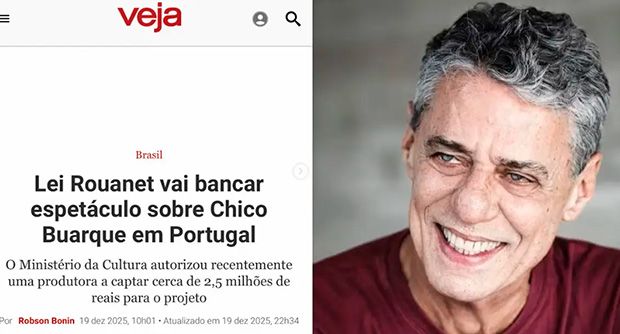 Chico Buarque desmente revista Veja sobre “Lei Rouanet em Portugal”