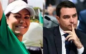 Flávio diz que Michelle é autoritária e que ela atropelou o próprio Bolsonaro ao criticar Ciro Gomes